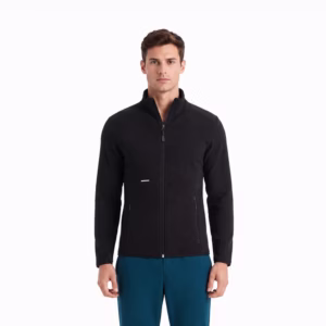 Black Polar Fleece Men 01