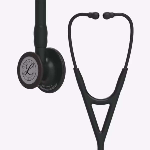 Cardiology IV Black Finish Chestpiece Black Tube Black Stem Black Headset 01