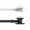Cardiology IV Black Finish Chestpiece Black Tube Black Stem Black Headset 03