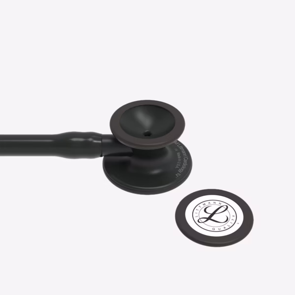 Cardiology IV Black Finish Chestpiece Black Tube Black Stem Black Headset 04