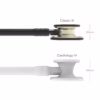 Classic III Black Tube Champagne Finish Chestpiece Smoke stem headset 03