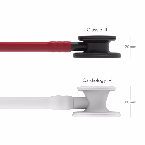 Classic III Burgundy Tube Black Finish Chestpiece 03
