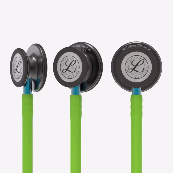 Classic III Lime Green Tube Smoke Chestpiece Blue Stem Smoke Headset 06