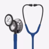 Classic III Navy Blue Tube Mirror Chestpiece Smoke Stem Headset 01