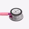 Classic III Pearl Pink Tube Mirror Chestpiece Pink Stem Smoke Headset 04