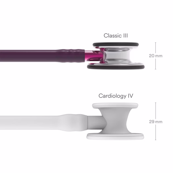 Classic III Plum Tube Mirror Chestpiece Pink Stem Smoke Headset 03