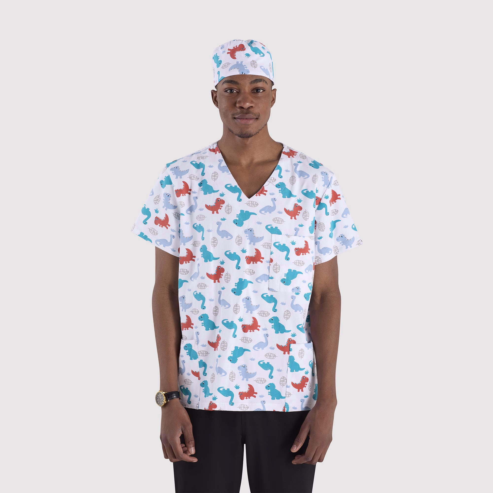 Dino Friends Men Cotton Spandex 01