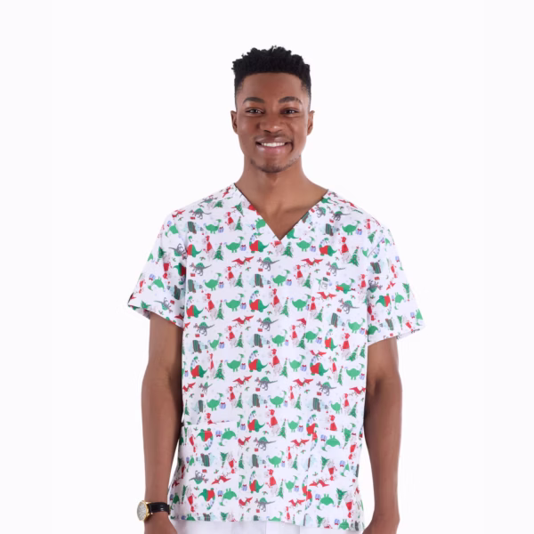 Jingle Dino Men Printed Tops 01
