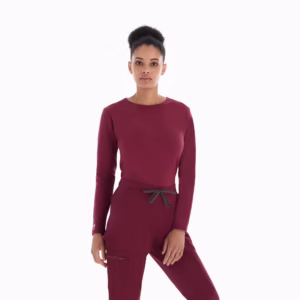 Maroon Female Underscrubs 02