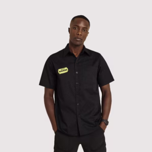 Mens Short Sleeve Button-up shirt