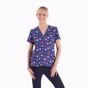 Paw Print Female Printed Tops 01