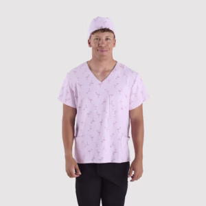 Pink Flamingos Men Cotton Spandex 01