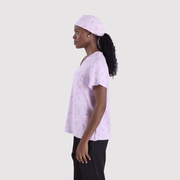 Pink Flamingos Women Cotton Spandex 02
