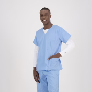 Powder Blue Lite Scrubs Men 04