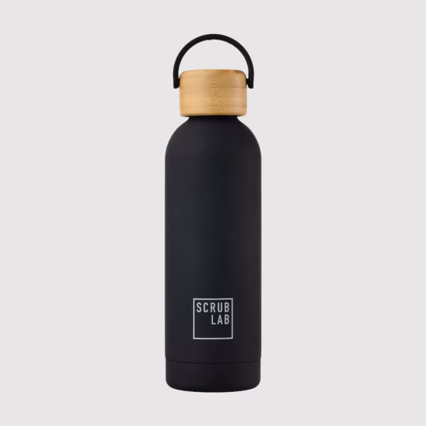 Scrub Lab Black Water Bottle